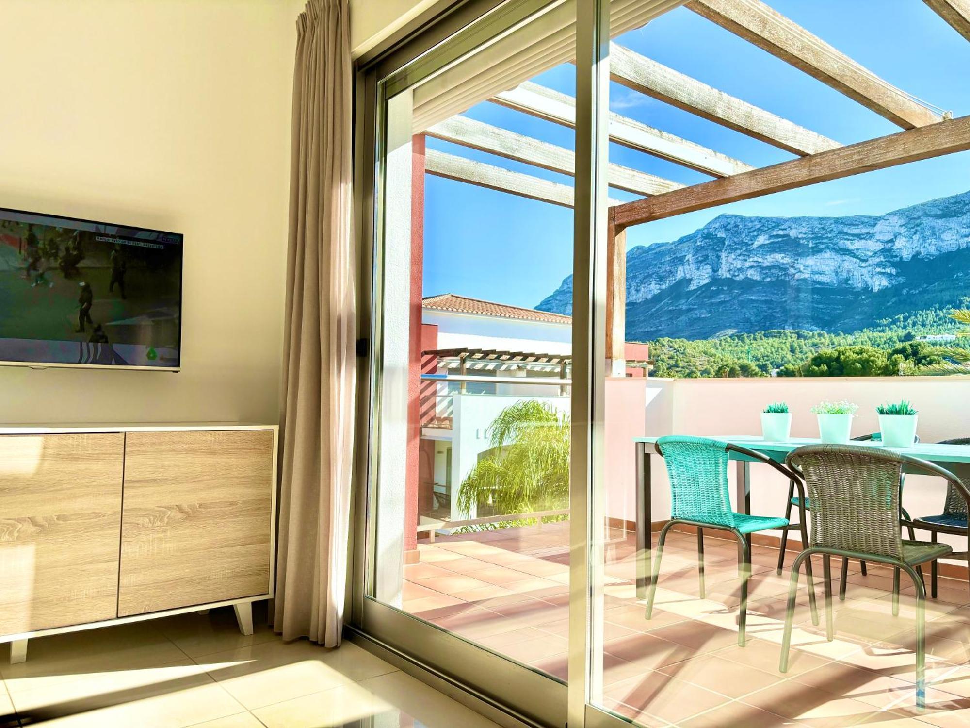 Hoteltype Penthouse 2 Beds, Parking, Wifi & Pool Stunning Views デニア エクステリア 写真